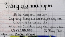 Địa chỉ lớp luyện viết chữ đẹp tốt nhất gần tiểu học Thanh Xuân Nam - quận Thanh Xuân